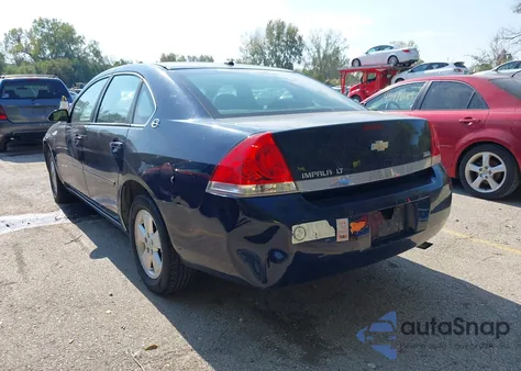 2007 Chevrolet Impala Lt из США, поврежденный, VIN 2G1WT58K979267666